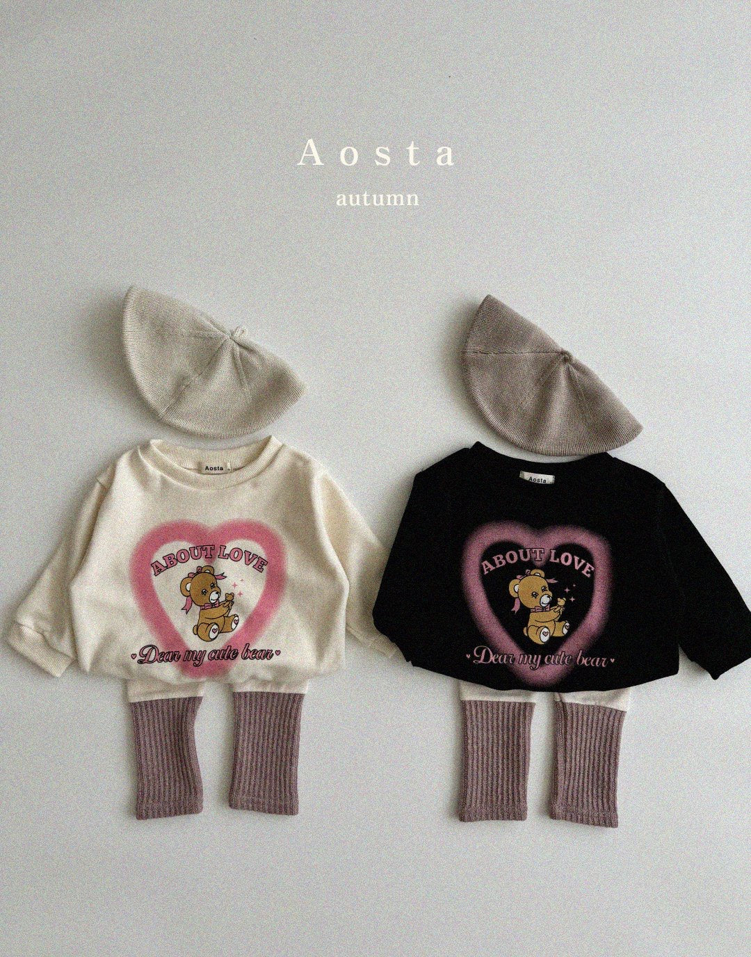 Aosta heart bear mtm (70-115cm)