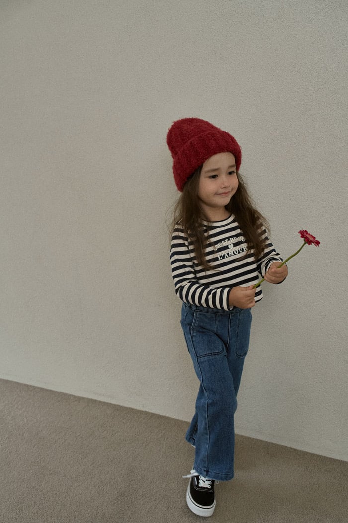 momoann brushed denim (90-150cm)