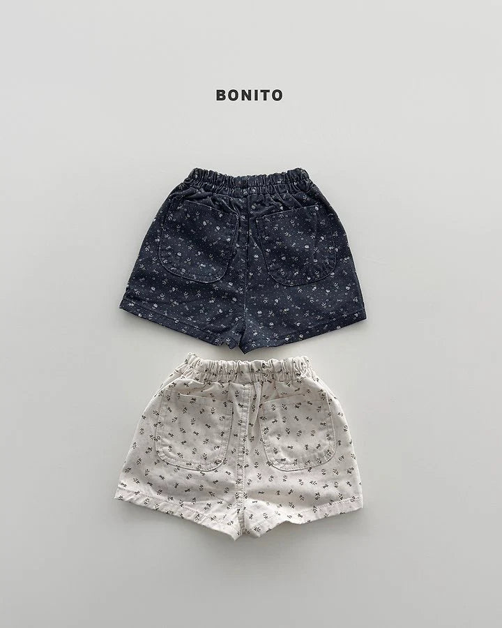 Bonito flower shorts (~80-140cm)