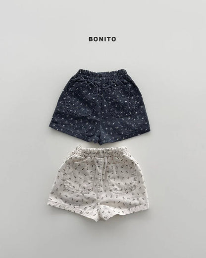 Bonito flower shorts (~80-140cm)