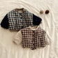 valubebe check padded baseball jumper (70-110cm)