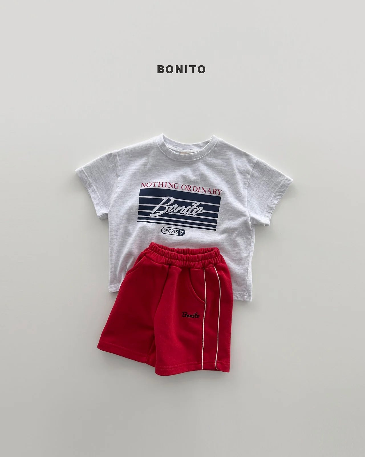 Bonito ordinary tee (Bebe & kids & adult )
