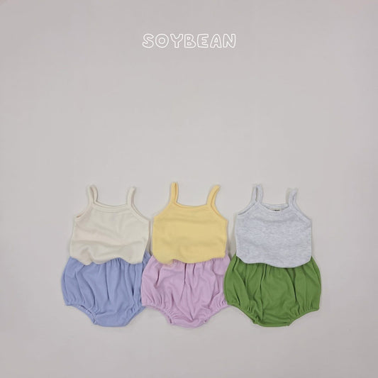 Soybean 細肩吊帶南瓜褲套裝 (~75-100cm)
