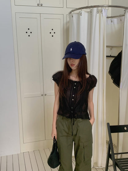 甜美天絲blouse *共3色