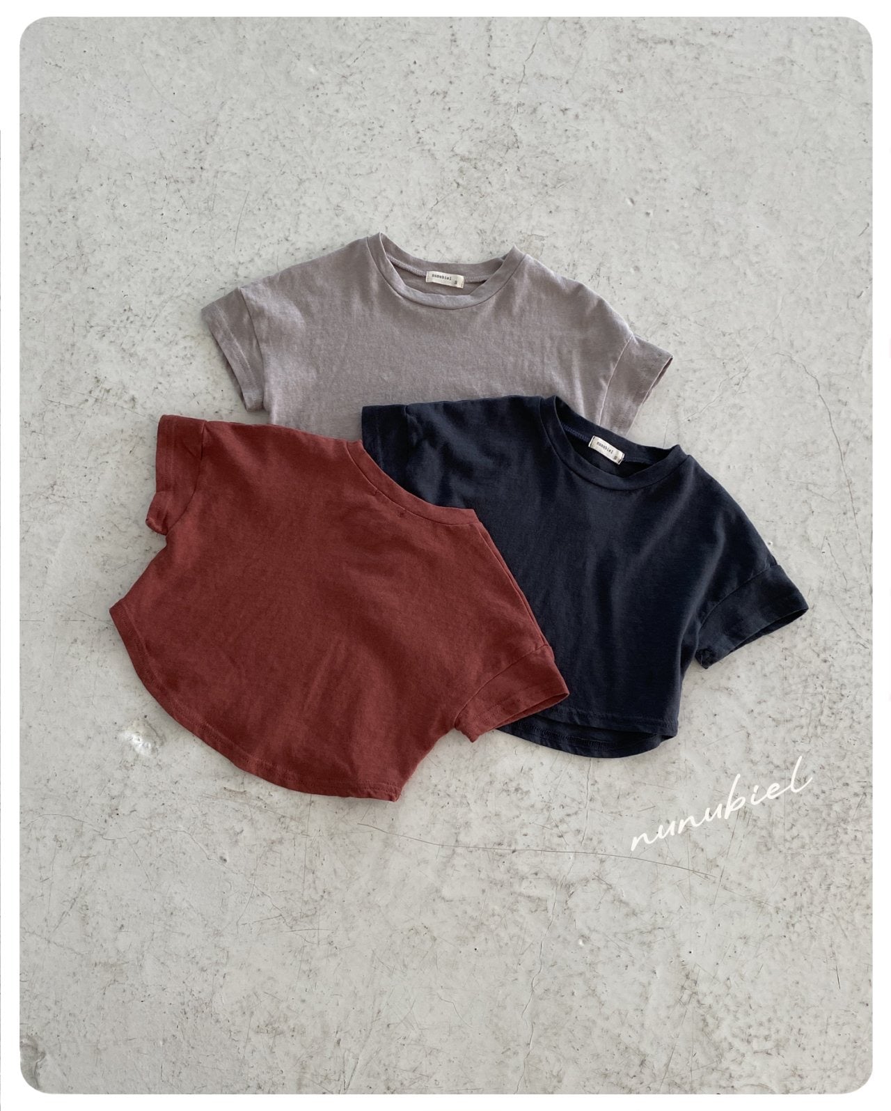 nunubiel daily t-shirts (75-120cm)