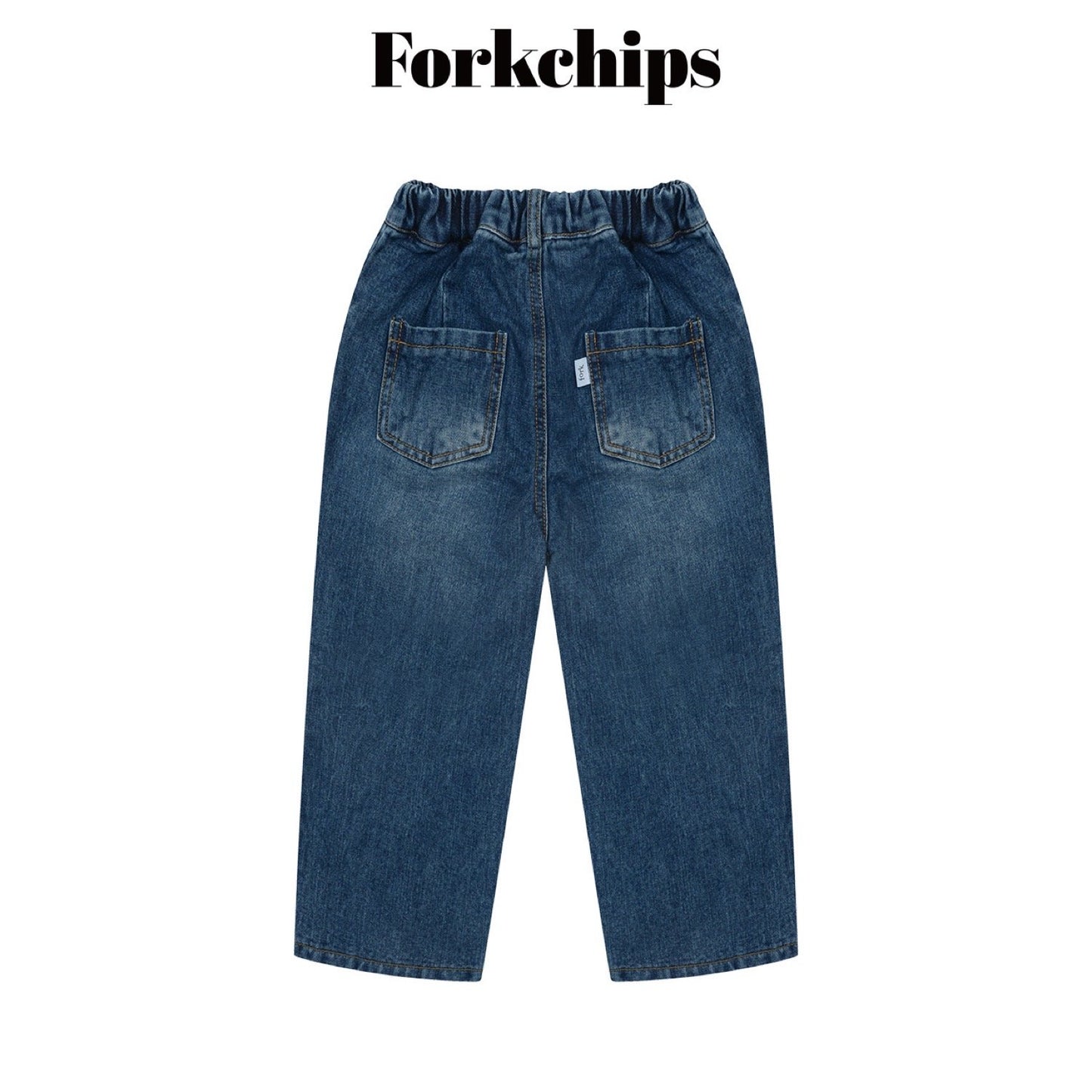 FORKCHIPS canvas denim pants (95-160cm)