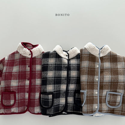Bonito checked rappa dumbledore jacket (~80-140cm)