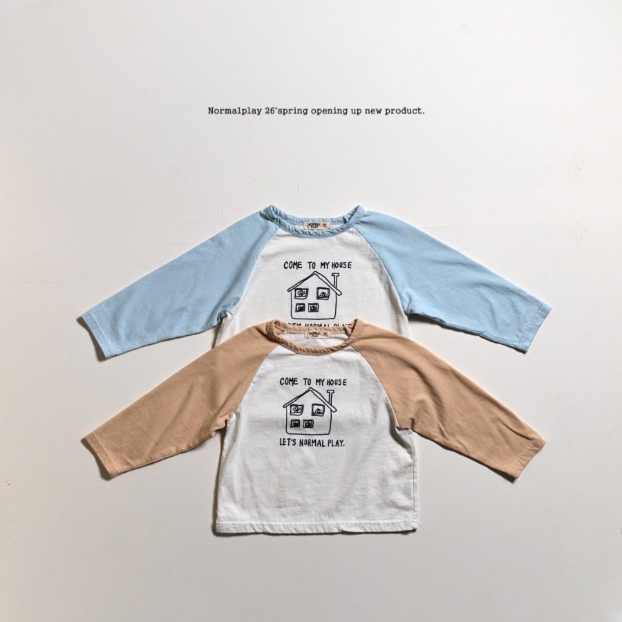 normalplay my home raglan T (75-140cm)
