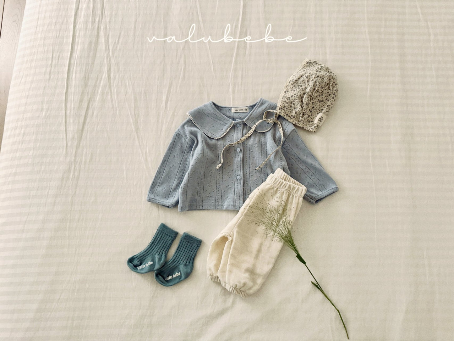 valubebe eyelet sailor cardigan (6-24m)