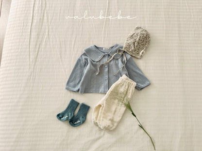 valubebe eyelet sailor cardigan (6-24m)