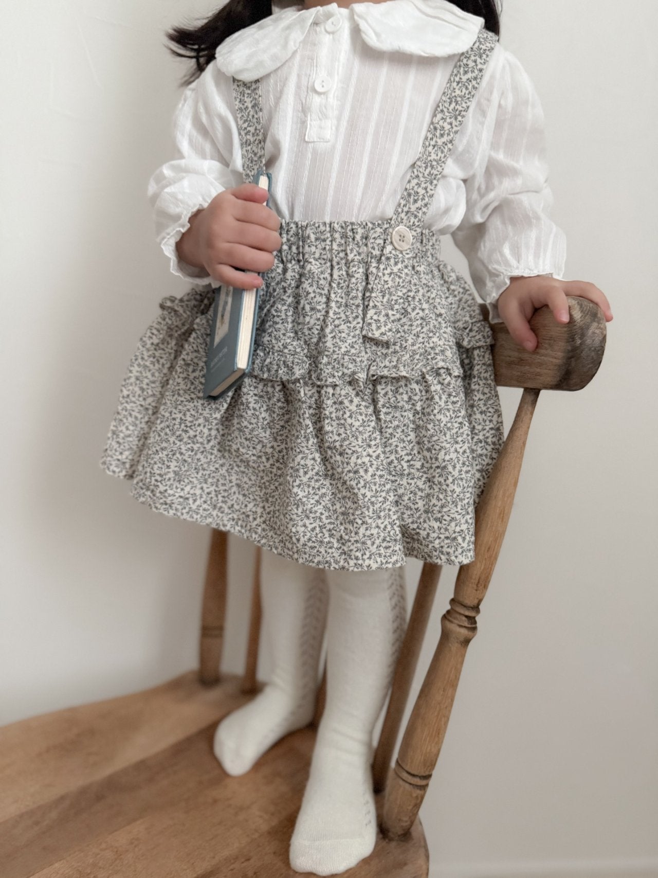 mimi market dobby frill can skirt (75-90cm)