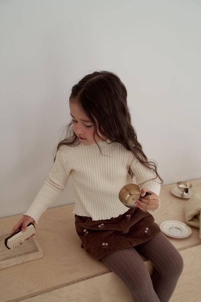 momoann cozy rib t (90-140cm)