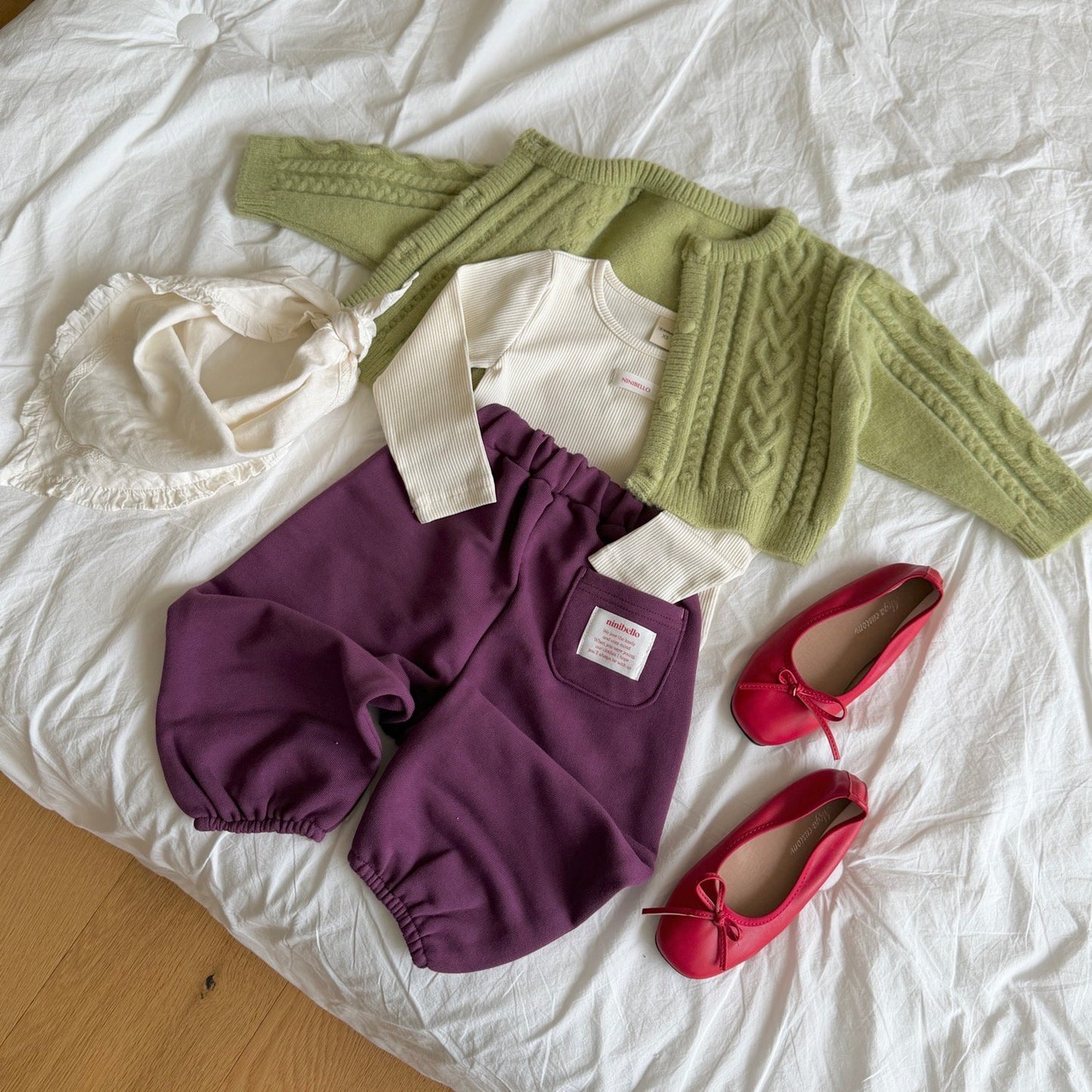 ninibello mob knit cardigan (90-125cm)