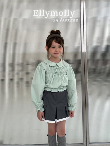 ELLYMOLLY sugar collar blouse (90-145cm)