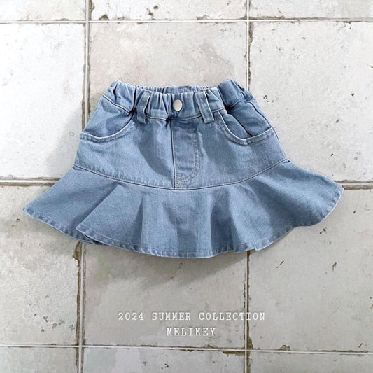 Melikey 甜甜牛仔裙褲 (kids 85-135cm)