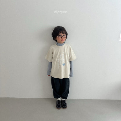 digreen love share t-shirt (90–130cm)
