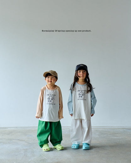 normalplay my home raglan T (75-140cm)