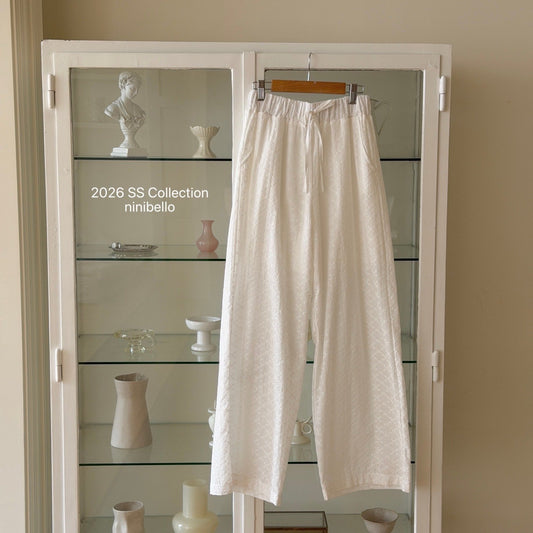 ninibello mori punching eyelet pants(adult)