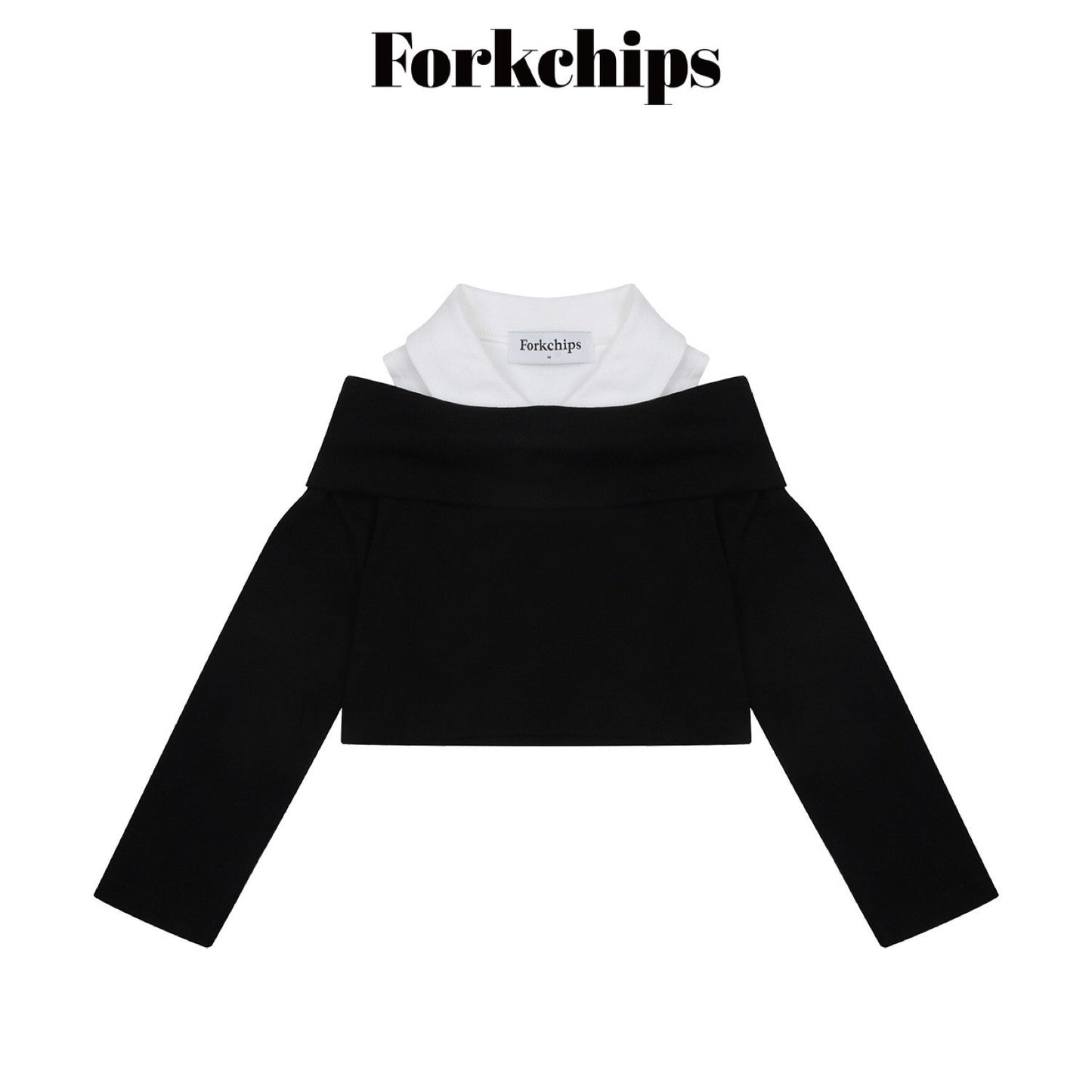 FORKCHIPS maple shoulder t-shirt (95-160cm)