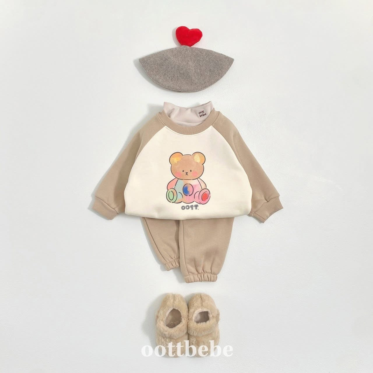 Oottbebe 彩色熊熊拼色套裝 (75-120cm)