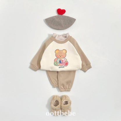 Oottbebe 彩色熊熊拼色套裝 (75-120cm)