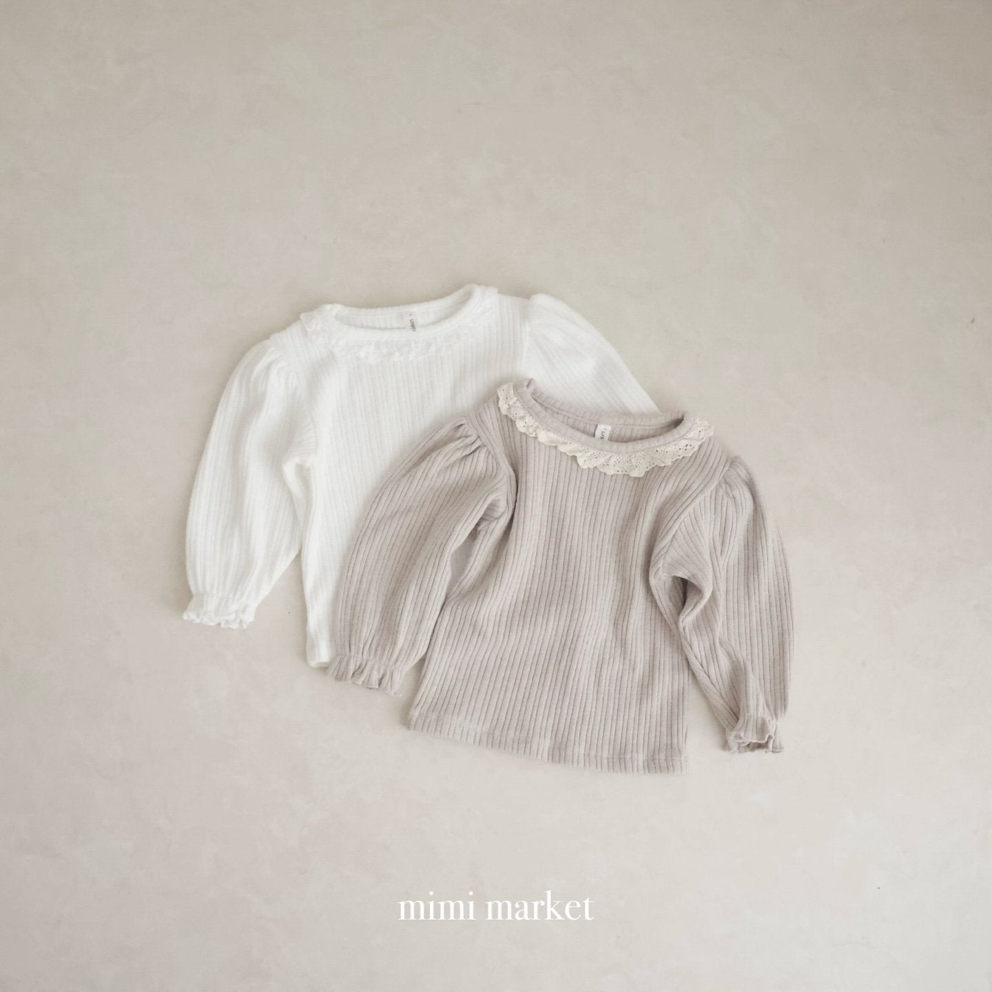 mimi market torsion lace tee (75-90cm)