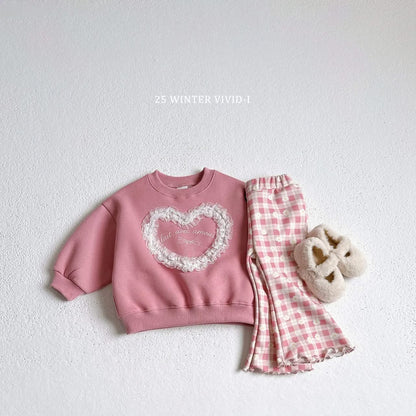 Vivid 經典圖案木耳邊喇叭褲 (75-135cm)