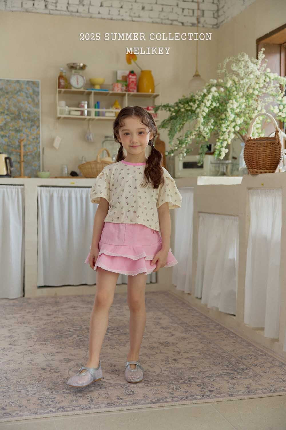 melikey flower color puff t (80-140cm)