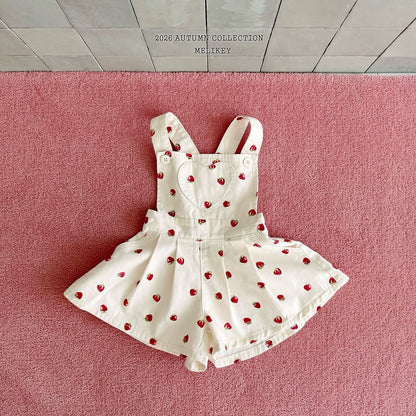 melikey strawberry heart suspender (~80-140cm)