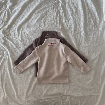 nightbebe milkey half neck tee (70-120cm)