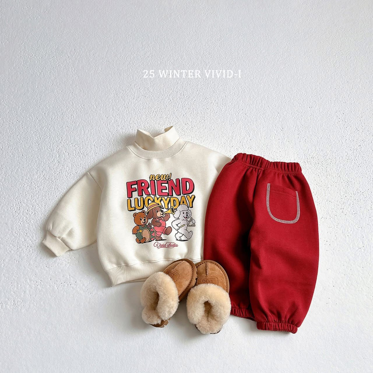 Vivid 狗狗熊熊上衣 (75-135cm)