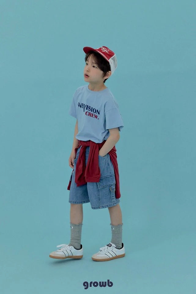 Growb Vintage Cargo Denim Shorts (90-155cm)