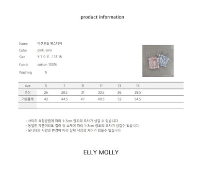 ELLYMOLLY maren frill bustier (90-145cm)