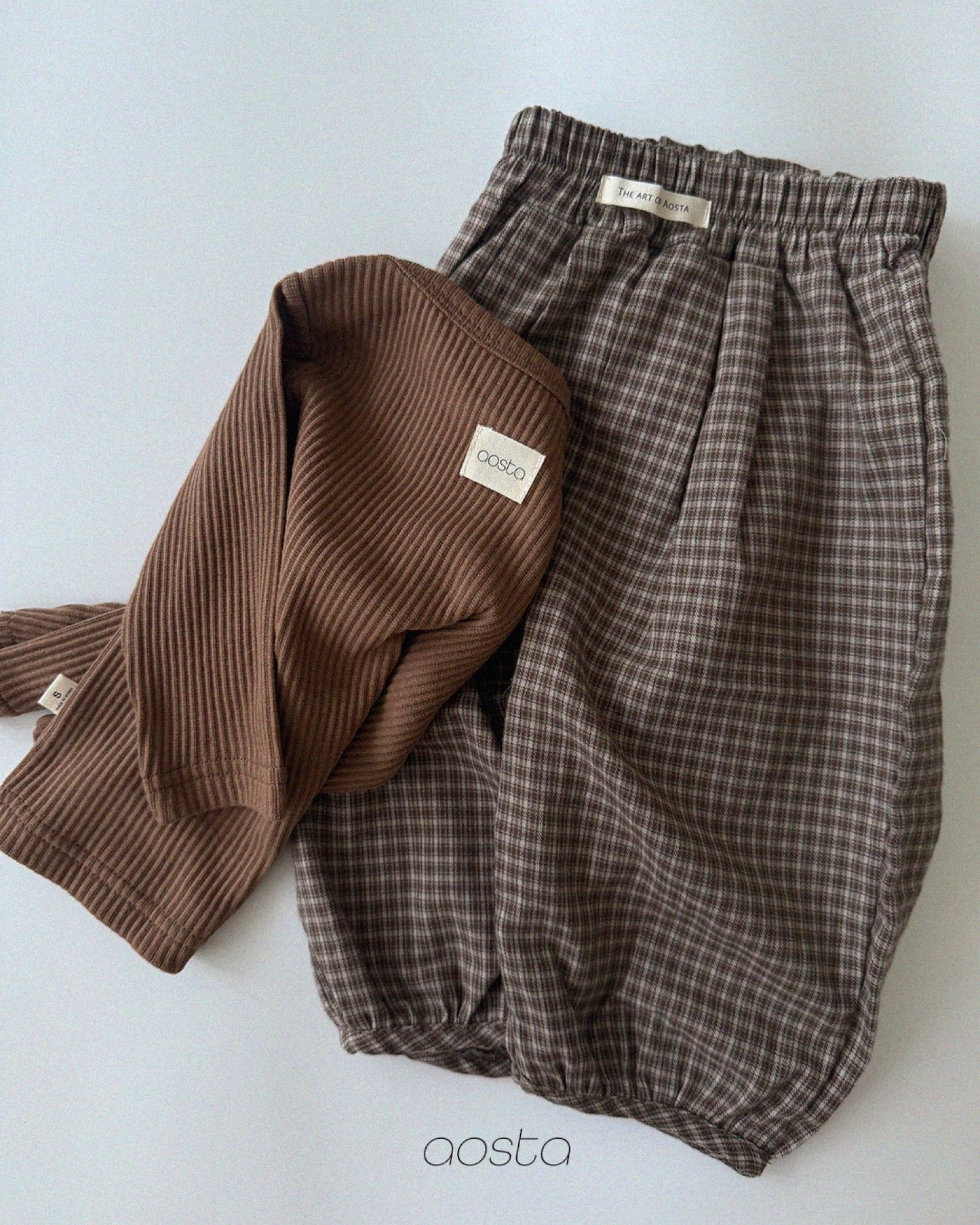 Aosta mocha balloon pants (~70-115cm)