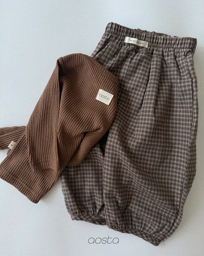 Aosta mocha balloon pants (~70-115cm)