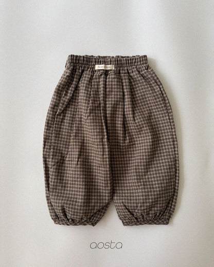 Aosta mocha balloon pants (~70-115cm)