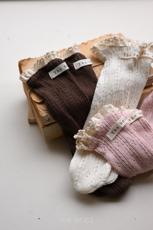 the beige autumn socks(baby)