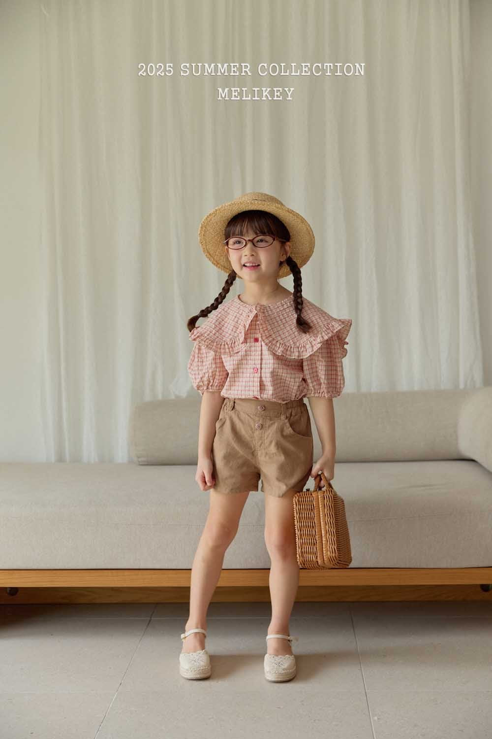 melikey linen shorts (80-140cm)