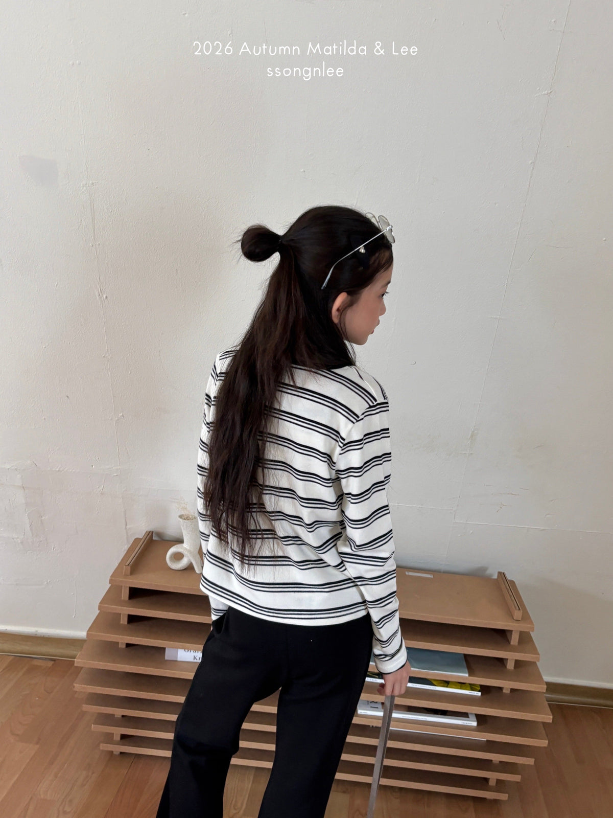 matilda&lee wave stripe cardigan set (85-165cm)