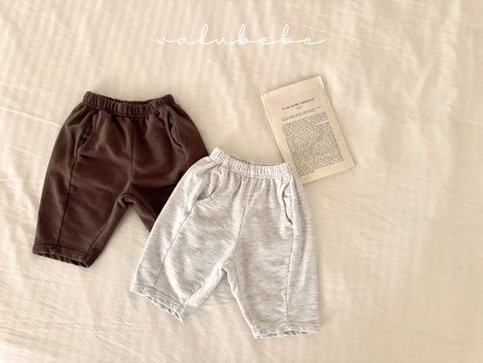 valubebe front slit sweat pants (6-24m)
