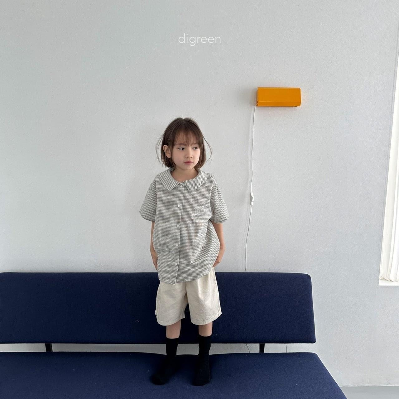 Digreen 愛心釦牛仔短褲 (kids 85-130cm)