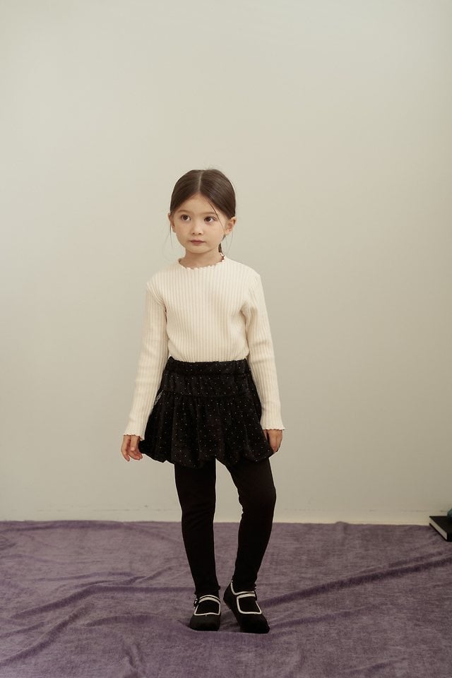 momoann cozy rib t (90-140cm)