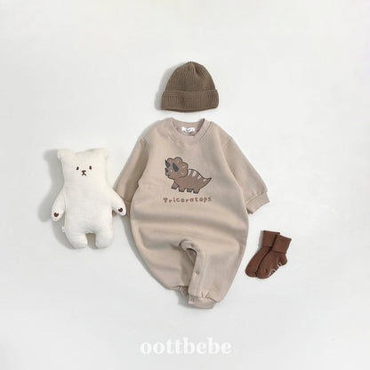 Oottbebe 經典恐龍圖案連體衣 (3-12m)