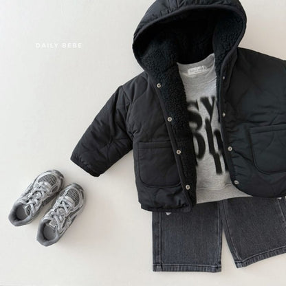 Dailybebe double sided hooded jumper (75-140cm)