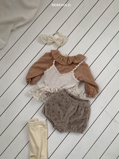 bebeholic chacha lace bloomers (3-18m)