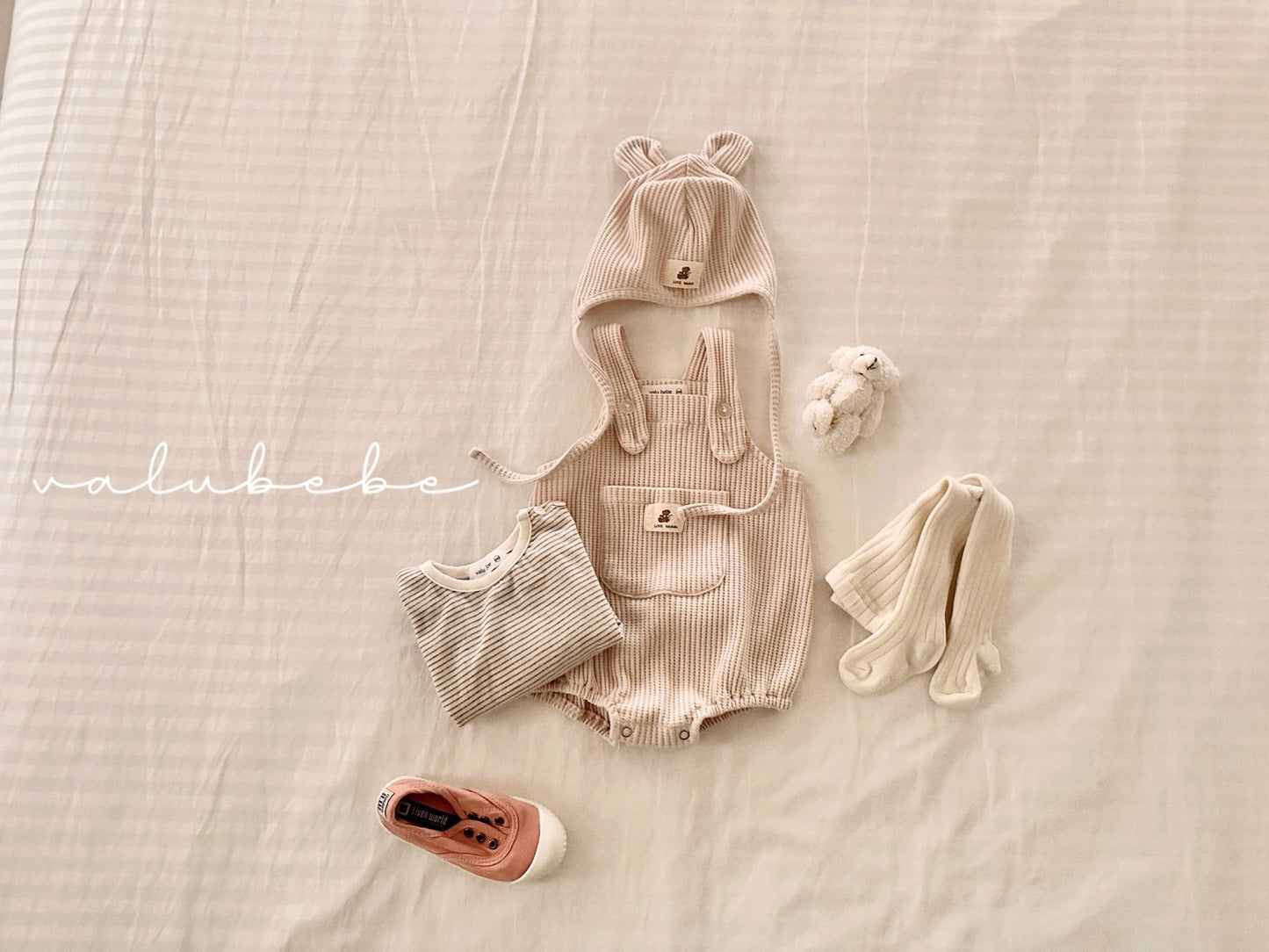 valubebe waffle bear bonnet (Bebe)