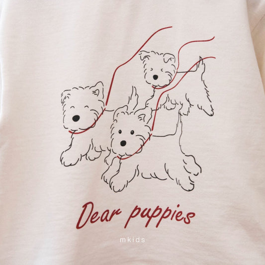 mkids bow wow tee (65-115cm)