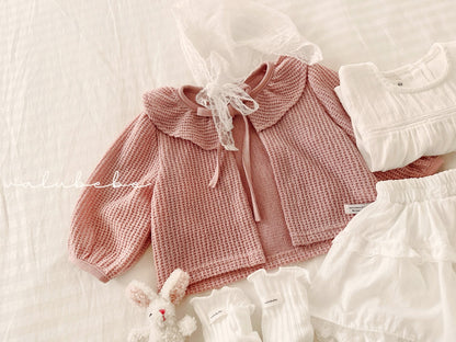 valubebe rosy ribbon cradigan (6-24m)