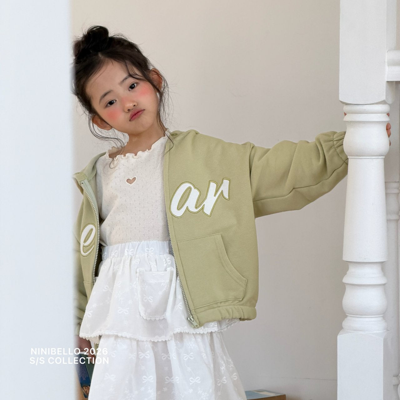 ninibello heart punching eyelet t (80-130cm)