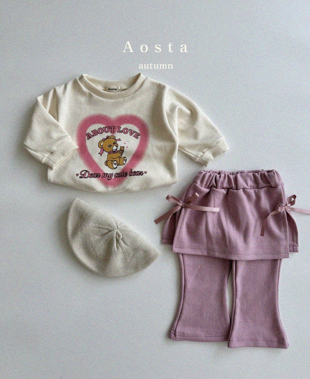 Aosta heart bear mtm (70-115cm)